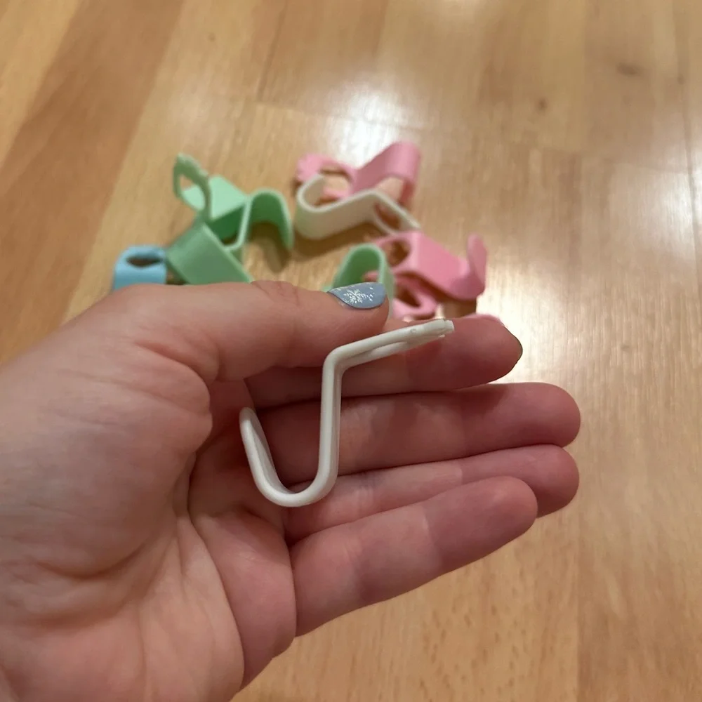 Colorful Plastic hanger extenders 15 total